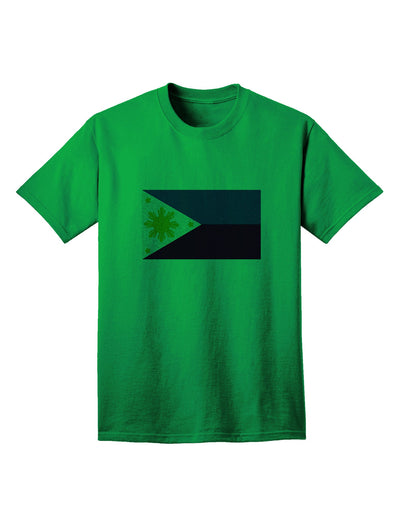 Stylishly Distressed Philippines Flag Adult T-Shirt by TooLoud-Mens T-shirts-TooLoud-Kelly-Green-Small-Davson Sales