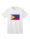 Stylishly Distressed Philippines Flag Adult T-Shirt by TooLoud-Mens T-shirts-TooLoud-White-Small-Davson Sales