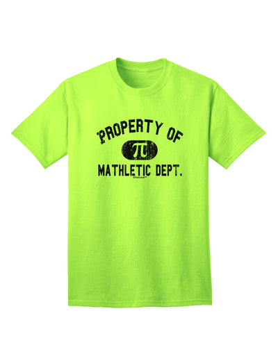 Stylishly Worn-In Mathletic Department Adult T-Shirt by TooLoud-Mens T-shirts-TooLoud-Neon-Green-Small-Davson Sales