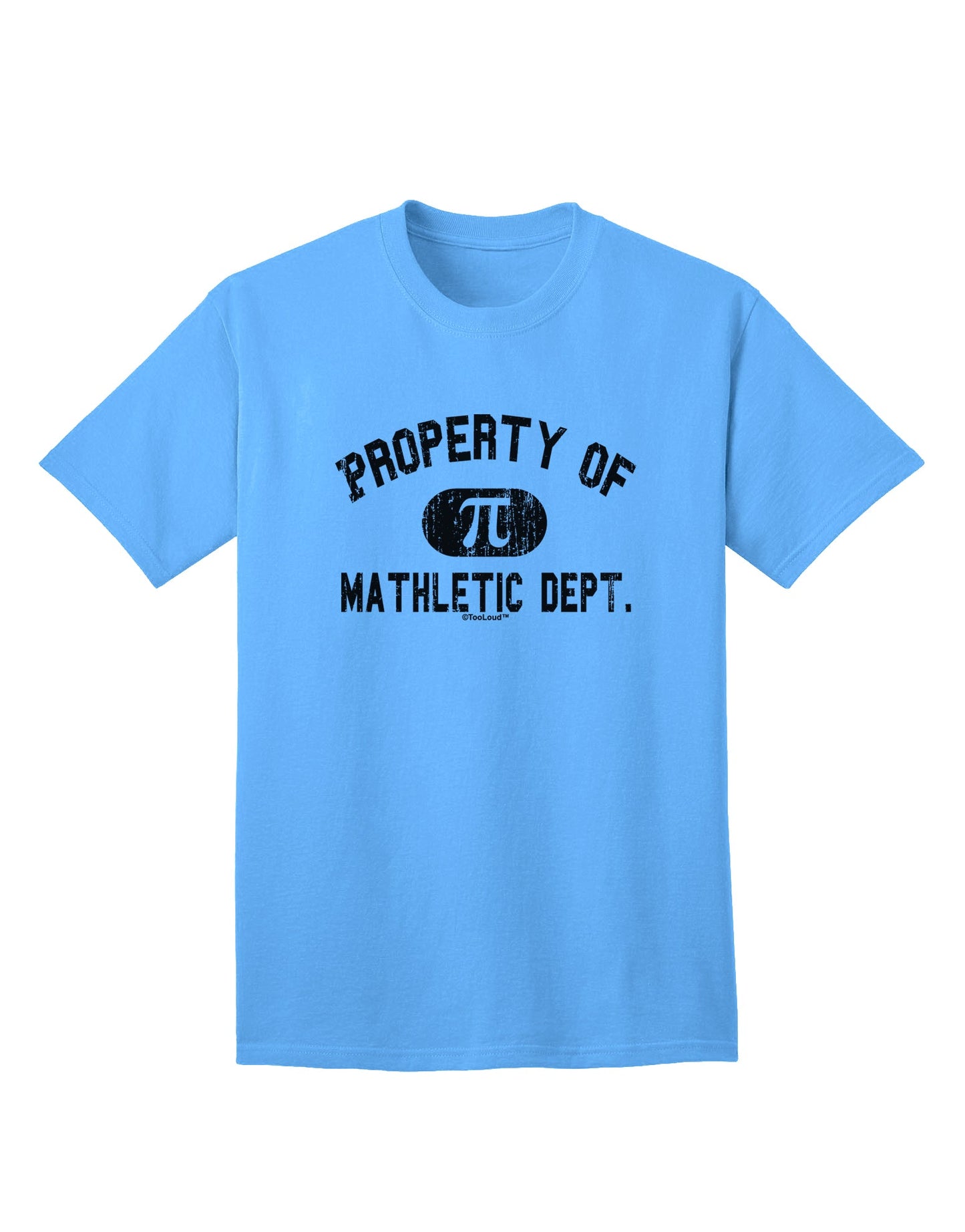 Stylishly Worn-In Mathletic Department Adult T-Shirt by TooLoud-Mens T-shirts-TooLoud-Aquatic-Blue-Small-Davson Sales