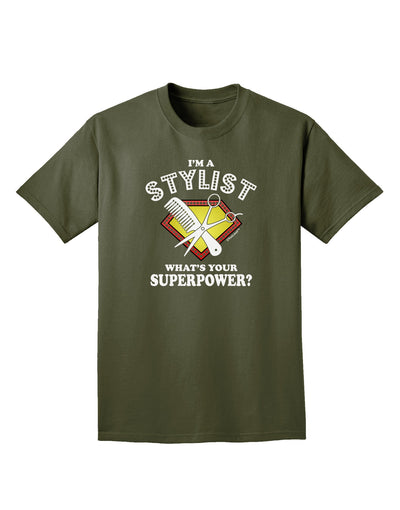 Stylist - Superpower Adult Dark T-Shirt-Mens T-Shirt-TooLoud-Military-Green-Small-Davson Sales