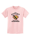 Stylist - Superpower Childrens T-Shirt-Childrens T-Shirt-TooLoud-PalePink-X-Small-Davson Sales