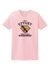 Stylist - Superpower Womens T-Shirt-Womens T-Shirt-TooLoud-PalePink-X-Small-Davson Sales