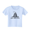 Subdued Don't Tread On Me Gadsden Flag Rattlesnake Toddler T-Shirt-Toddler T-Shirt-TooLoud-Light-Blue-2T-Davson Sales
