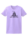 Subdued Don't Tread On Me Gadsden Flag Rattlesnake Womens T-Shirt-Womens T-Shirt-TooLoud-Lavender-X-Small-Davson Sales