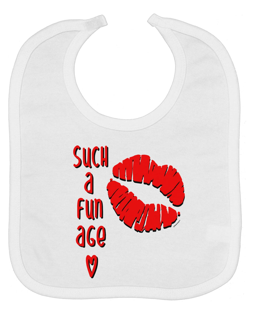 Such a Fun Age Kiss Lips Baby Bib