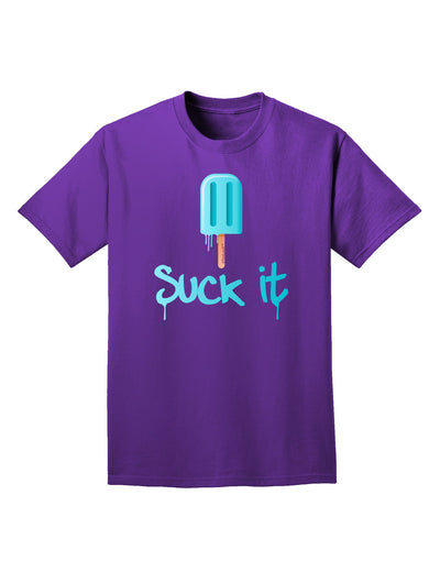 Suck It Popsicle Adult Dark T-Shirt-Mens T-Shirt-TooLoud-Purple-Small-Davson Sales