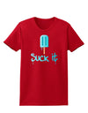 Suck It Popsicle Womens Dark T-Shirt-Womens T-Shirt-TooLoud-Red-X-Small-Davson Sales