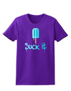 Suck It Popsicle Womens Dark T-Shirt-Womens T-Shirt-TooLoud-Purple-X-Small-Davson Sales