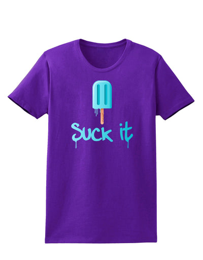 Suck It Popsicle Womens Dark T-Shirt-Womens T-Shirt-TooLoud-Purple-X-Small-Davson Sales