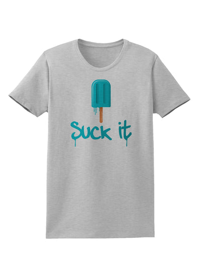 Suck It Popsicle Womens T-Shirt-Womens T-Shirt-TooLoud-AshGray-X-Small-Davson Sales