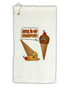Suck It Up Buttercup Icecream Micro Terry Gromet Golf Towel 16 x 25 inch-Golf Towel-TooLoud-White-Davson Sales