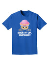 Suck It Up Cupcake Design Adult Dark T-Shirt by TooLoud-Mens T-Shirt-TooLoud-Royal-Blue-Small-Davson Sales