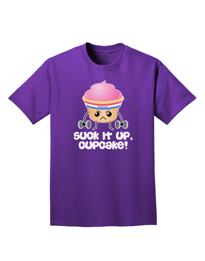 Suck It Up Cupcake Design Adult Dark T-Shirt by TooLoud-Mens T-Shirt-TooLoud-Purple-Small-Davson Sales