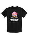 Suck It Up Cupcake Design Childrens Dark T-Shirt by TooLoud-Childrens T-Shirt-TooLoud-Black-X-Small-Davson Sales