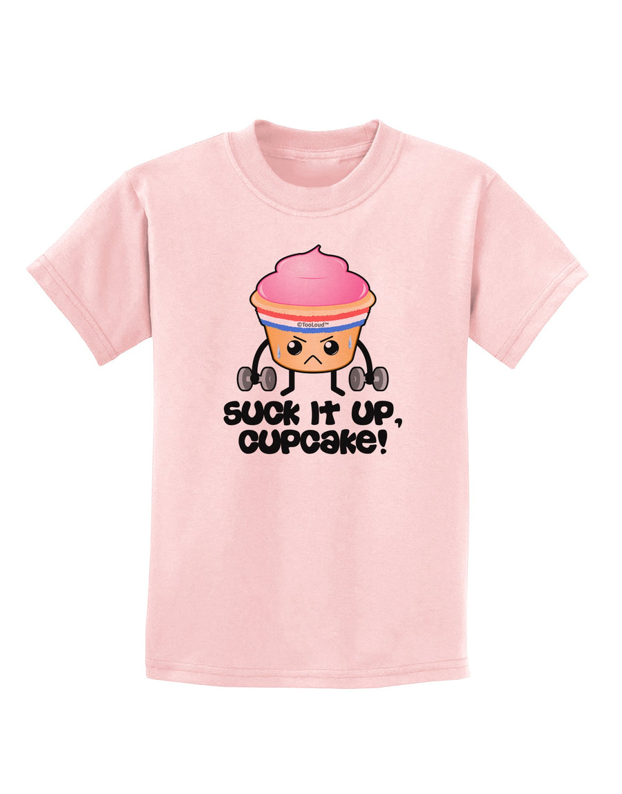 Suck It Up Cupcake Design Childrens T-Shirt by TooLoud-Childrens T-Shirt-TooLoud-White-X-Small-Davson Sales