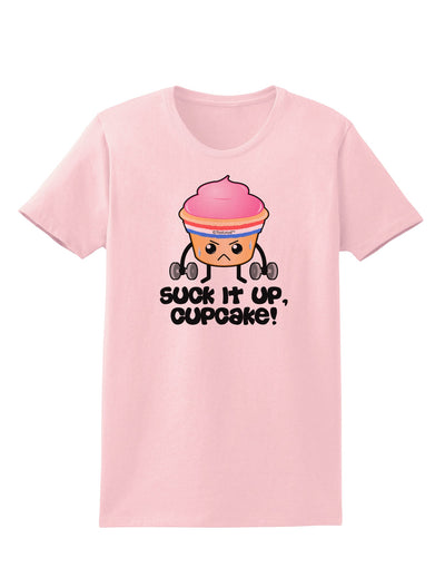 Suck It Up Cupcake Design Womens T-Shirt by TooLoud-Womens T-Shirt-TooLoud-PalePink-X-Small-Davson Sales