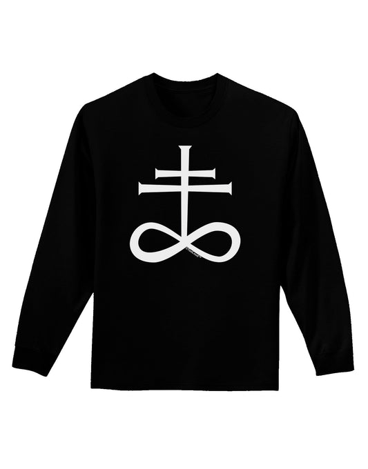 Sulphur Cross Adult Long Sleeve Dark T-Shirt-TooLoud-Black-Small-Davson Sales