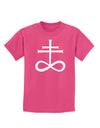 Sulphur Cross Childrens Dark T-Shirt-Childrens T-Shirt-TooLoud-Sangria-X-Small-Davson Sales