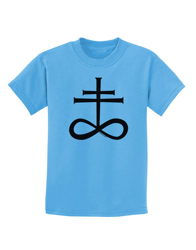 Sulphur Cross Childrens T-Shirt-Childrens T-Shirt-TooLoud-Aquatic-Blue-X-Small-Davson Sales