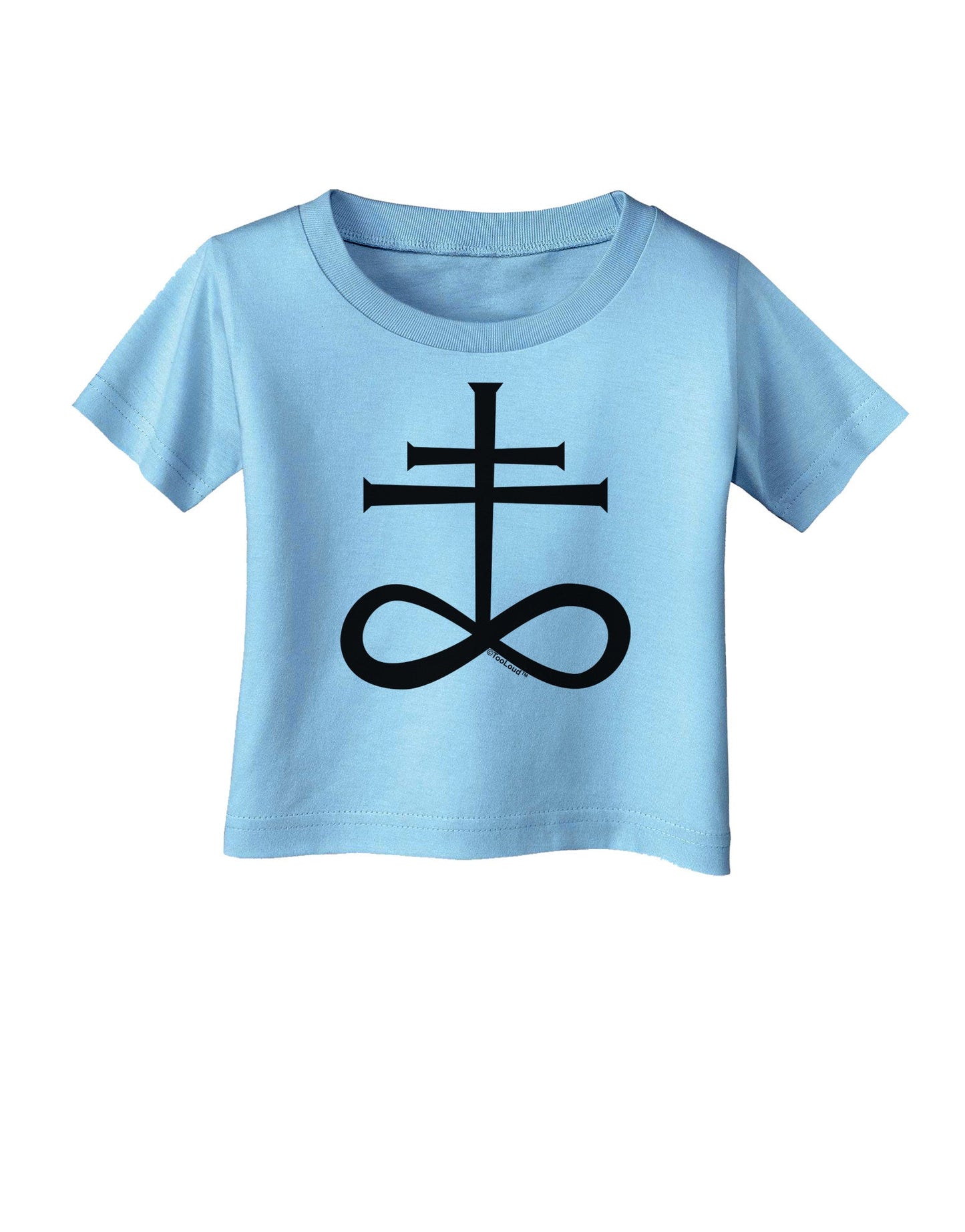 Sulphur Cross Infant T-Shirt-Infant T-Shirt-TooLoud-Aquatic-Blue-06-Months-Davson Sales
