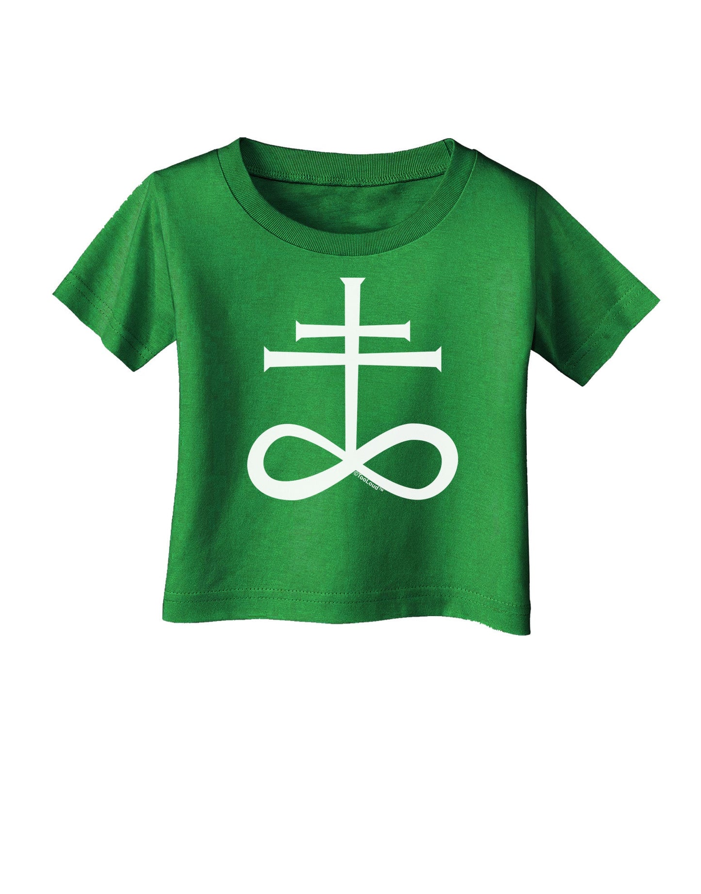 Sulphur Cross Infant T-Shirt Dark-Infant T-Shirt-TooLoud-Clover-Green-06-Months-Davson Sales