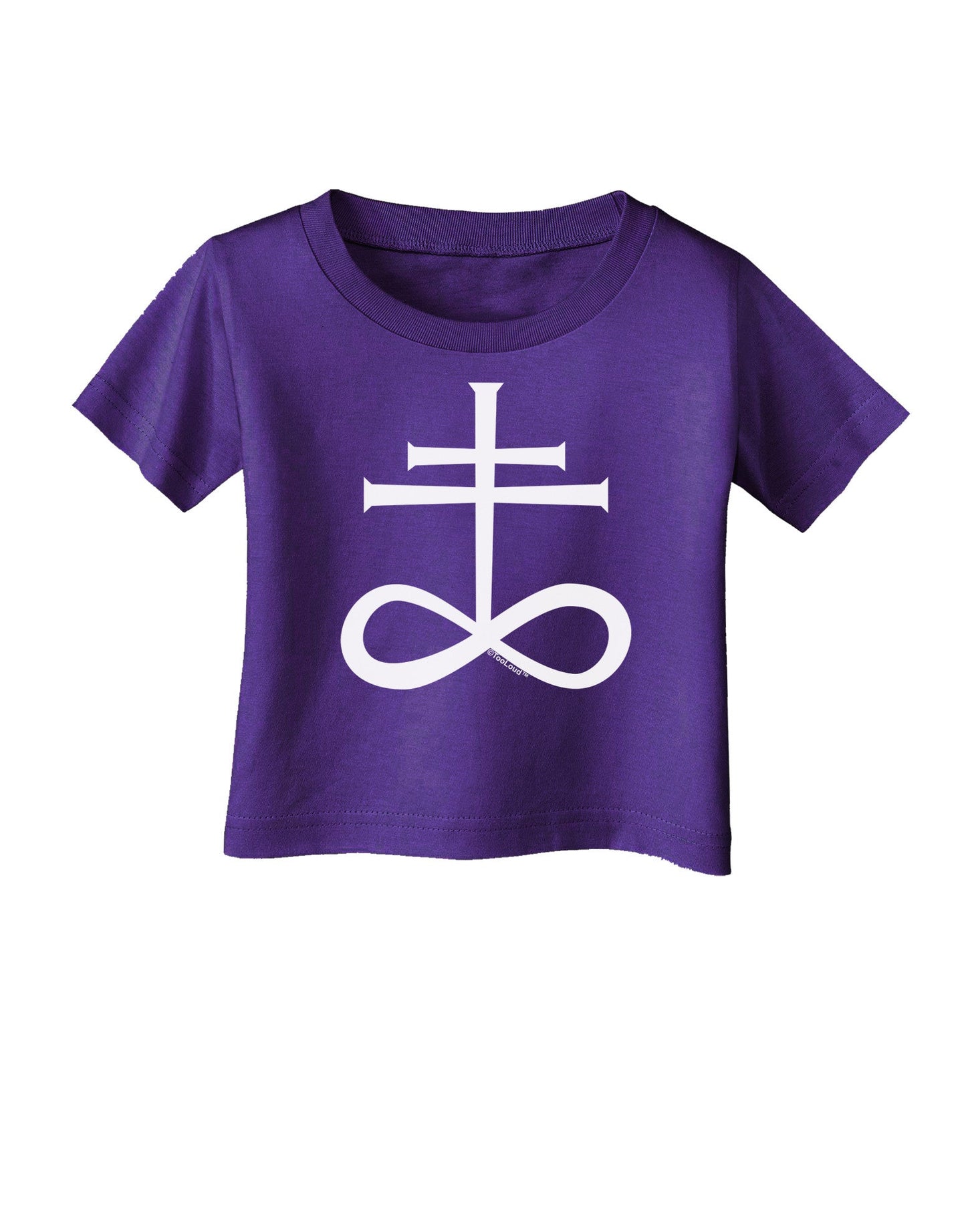 Sulphur Cross Infant T-Shirt Dark-Infant T-Shirt-TooLoud-Purple-06-Months-Davson Sales