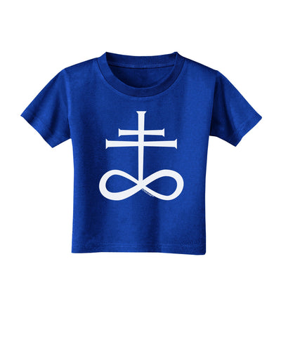 Sulphur Cross Toddler T-Shirt Dark-Toddler T-Shirt-TooLoud-Royal-Blue-2T-Davson Sales