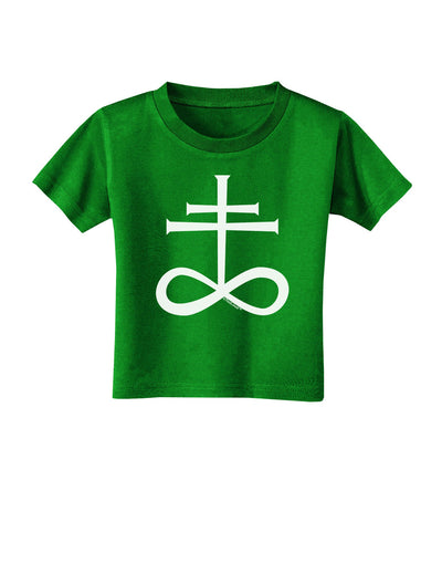 Sulphur Cross Toddler T-Shirt Dark-Toddler T-Shirt-TooLoud-Clover-Green-2T-Davson Sales