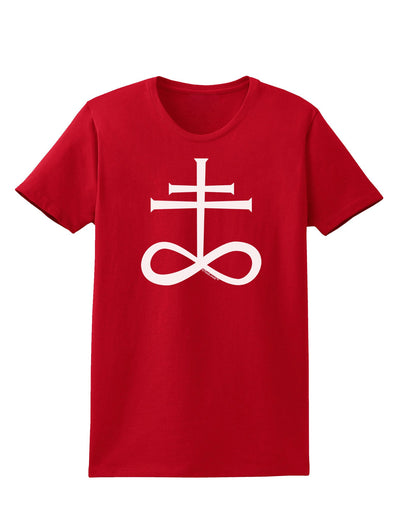 Sulphur Cross Womens Dark T-Shirt-TooLoud-Red-X-Small-Davson Sales