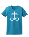 Sulphur Cross Womens Dark T-Shirt-TooLoud-Turquoise-X-Small-Davson Sales