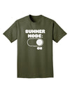 Summer Mode On Adult Dark T-Shirt by TooLoud-Mens T-Shirt-TooLoud-Military-Green-Small-Davson Sales