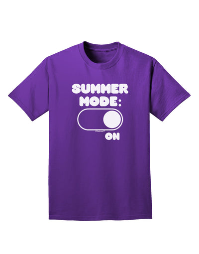 Summer Mode On Adult Dark T-Shirt by TooLoud-Mens T-Shirt-TooLoud-Purple-Small-Davson Sales