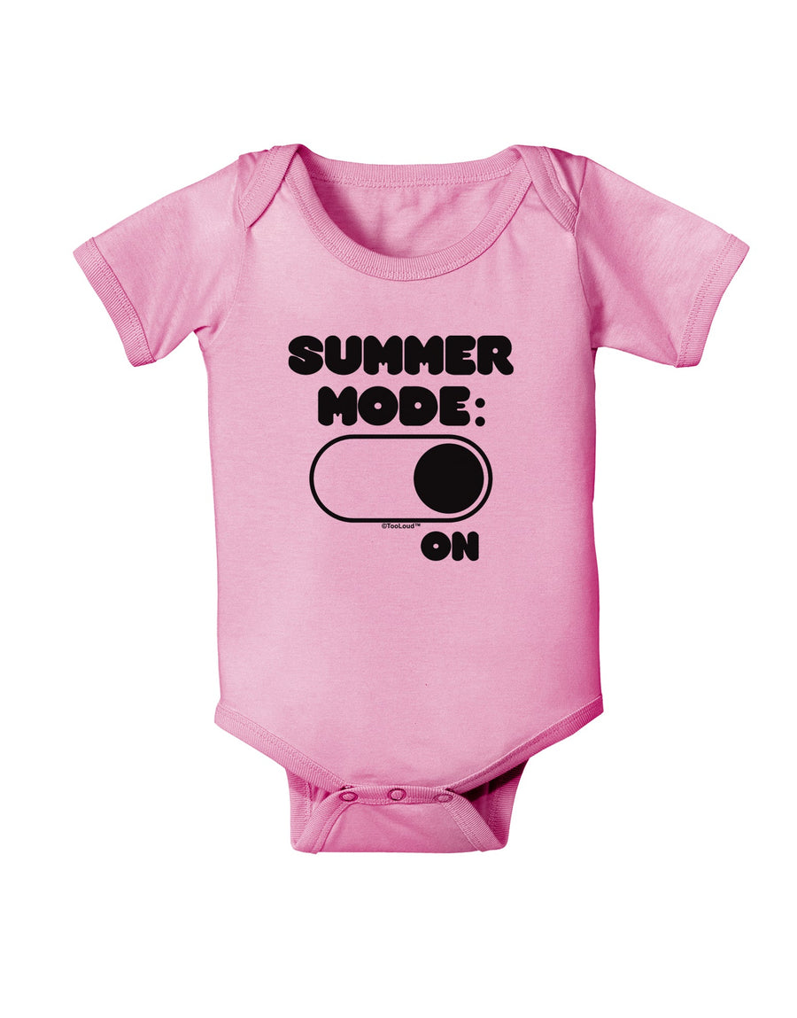 Summer Mode On Baby Romper Bodysuit by TooLoud-Baby Romper-TooLoud-White-06-Months-Davson Sales