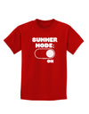 Summer Mode On Childrens Dark T-Shirt by TooLoud-Childrens T-Shirt-TooLoud-Red-X-Small-Davson Sales