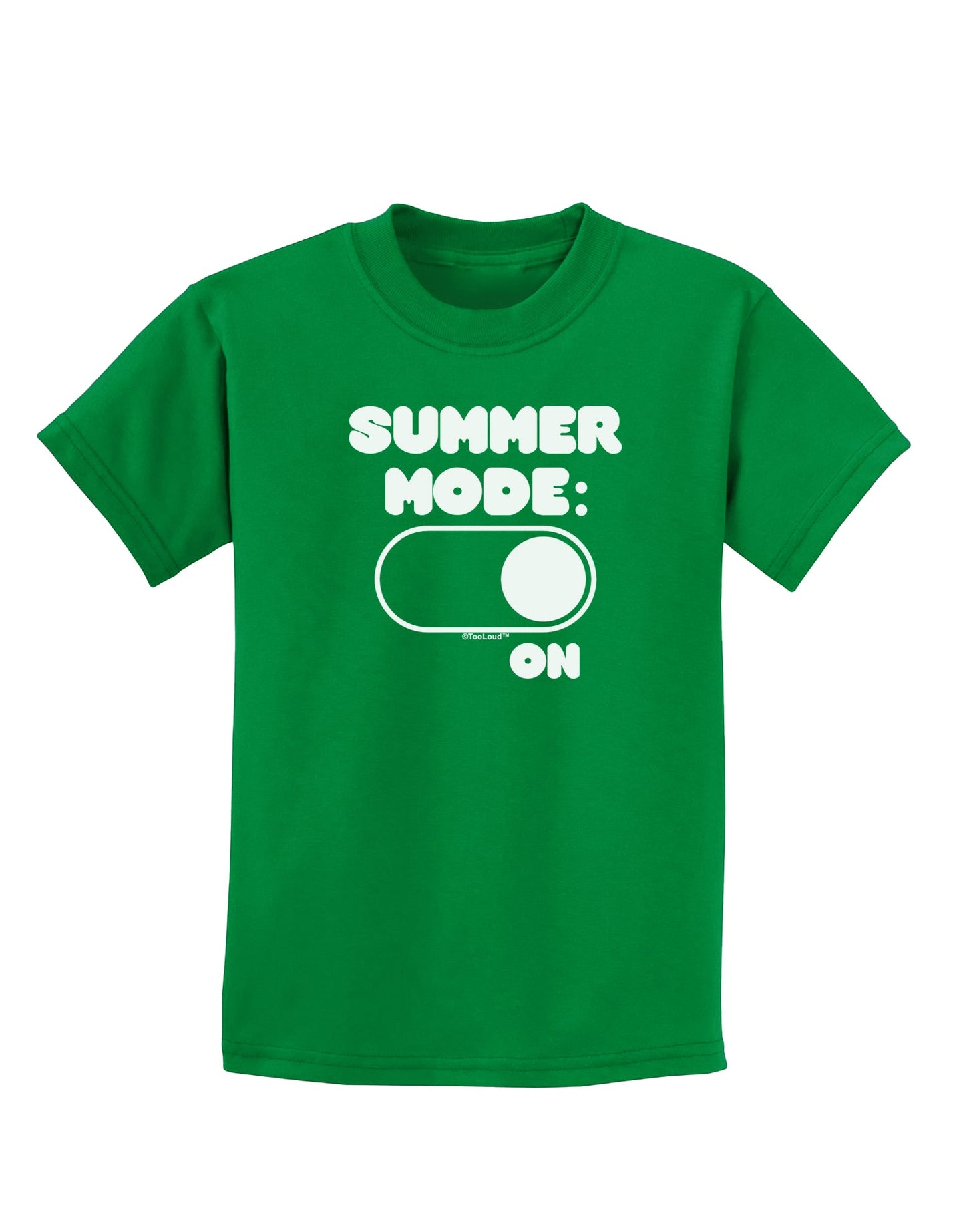 Summer Mode On Childrens Dark T-Shirt by TooLoud-Childrens T-Shirt-TooLoud-Kelly-Green-X-Small-Davson Sales