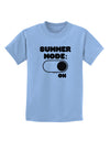 Summer Mode On Childrens T-Shirt by TooLoud-Childrens T-Shirt-TooLoud-Light-Blue-X-Small-Davson Sales