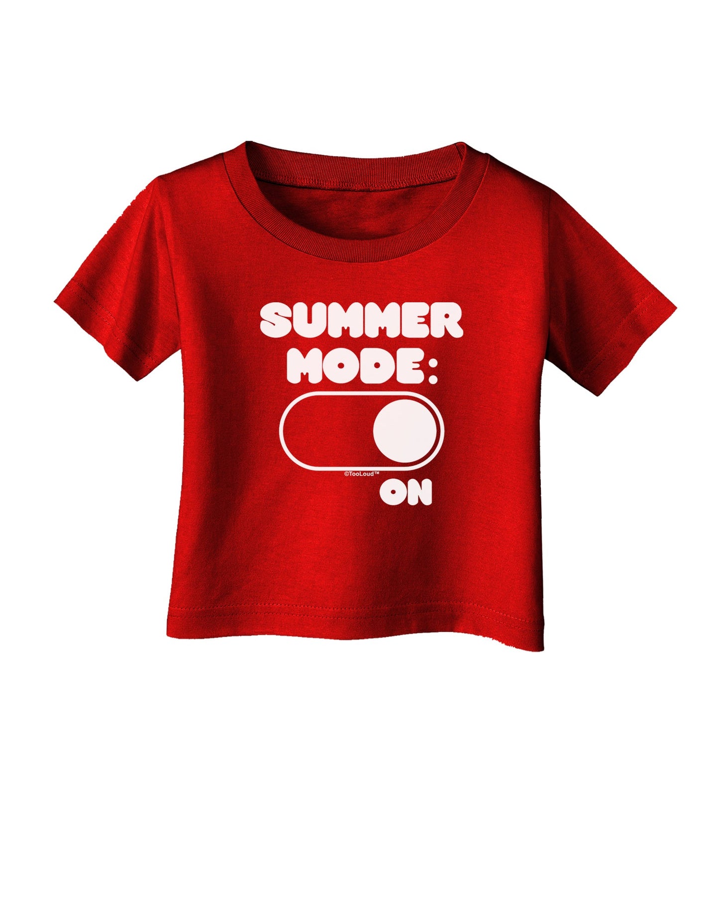 Summer Mode On Infant T-Shirt Dark by TooLoud-Infant T-Shirt-TooLoud-Red-06-Months-Davson Sales