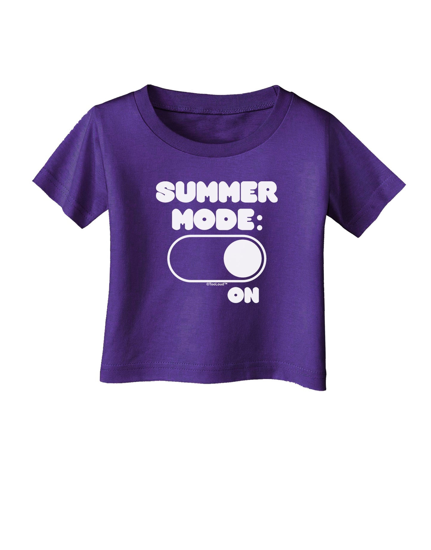 Summer Mode On Infant T-Shirt Dark by TooLoud-Infant T-Shirt-TooLoud-Purple-06-Months-Davson Sales