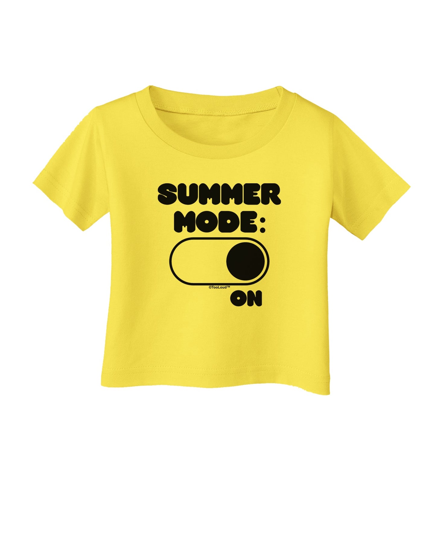 Summer Mode On Infant T-Shirt by TooLoud-Infant T-Shirt-TooLoud-Yellow-06-Months-Davson Sales