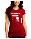 Summer Mode On Juniors Crew Dark T-Shirt by TooLoud-T-Shirts Juniors Tops-TooLoud-Red-Juniors Fitted Small-Davson Sales