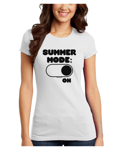 Summer Mode On Juniors T-Shirt by TooLoud-Womens Juniors T-Shirt-TooLoud-White-Juniors Fitted X-Small-Davson Sales