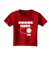 Summer Mode On Toddler T-Shirt Dark by TooLoud-Toddler T-Shirt-TooLoud-Red-2T-Davson Sales