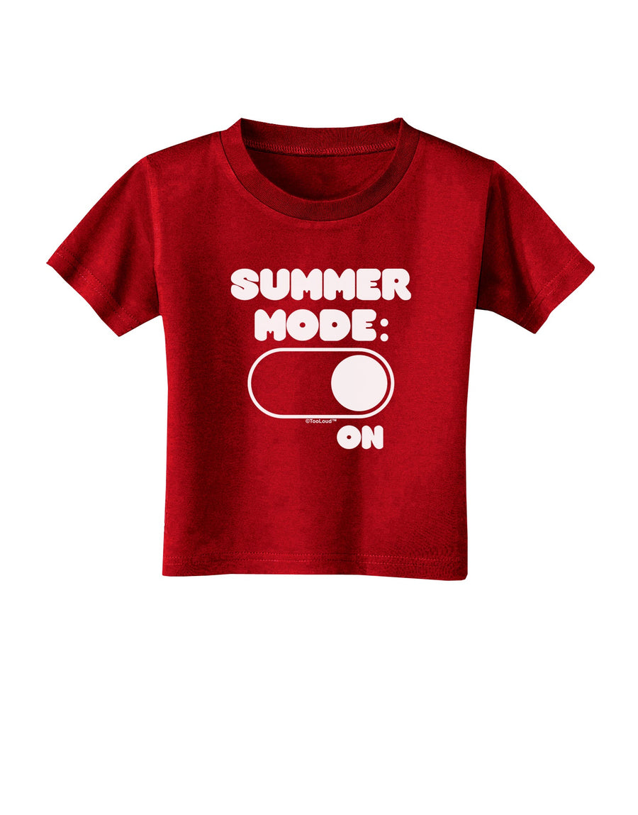 Summer Mode On Toddler T-Shirt Dark by TooLoud-Toddler T-Shirt-TooLoud-Black-2T-Davson Sales