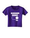 Summer Mode On Toddler T-Shirt Dark by TooLoud-Toddler T-Shirt-TooLoud-Purple-2T-Davson Sales