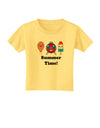 Summer Time Toddler T-Shirt-Toddler T-Shirt-TooLoud-Daffodil-Yellow-2T-Davson Sales