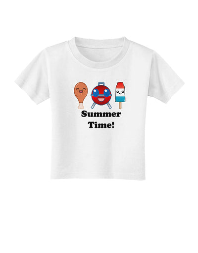 Summer Time Toddler T-Shirt-Toddler T-Shirt-TooLoud-White-2T-Davson Sales