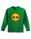 Sun With Sunglasses Dark Adult Long Sleeve Dark T-Shirt-TooLoud-Kelly-Green-Small-Davson Sales