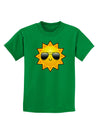 Sun With Sunglasses Dark Childrens Dark T-Shirt-Childrens T-Shirt-TooLoud-Kelly-Green-X-Small-Davson Sales