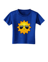 Sun With Sunglasses Dark Toddler T-Shirt Dark-Toddler T-Shirt-TooLoud-Royal-Blue-2T-Davson Sales